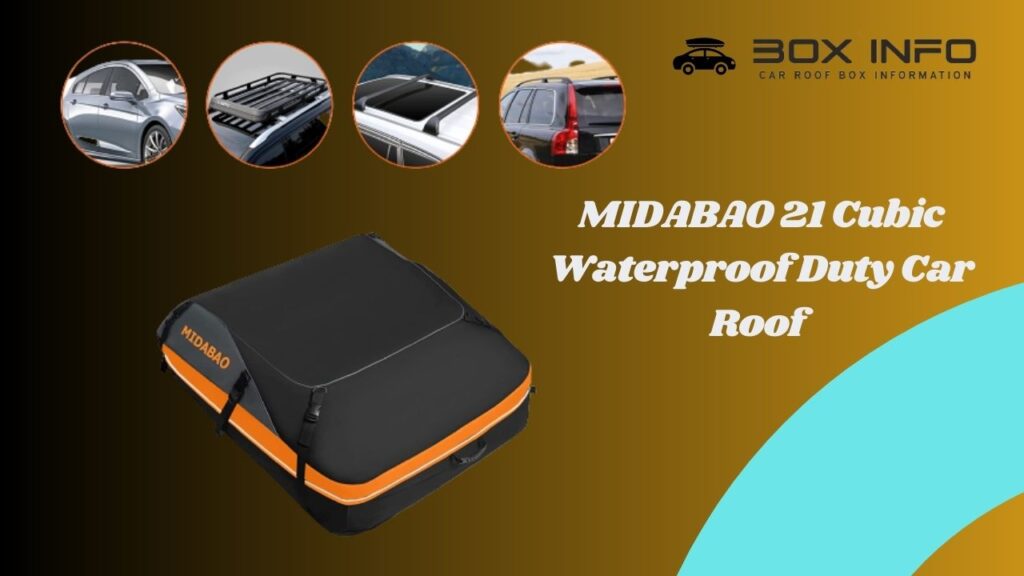 MIDABAO 21 Cubic Waterproof Duty Car Roof Top Carrier